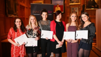 Innovateher participants with Helen Keys, Entrepreneur in Residence